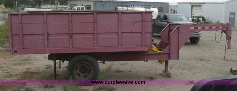 image for item L6379 2007 shop built dump trailer