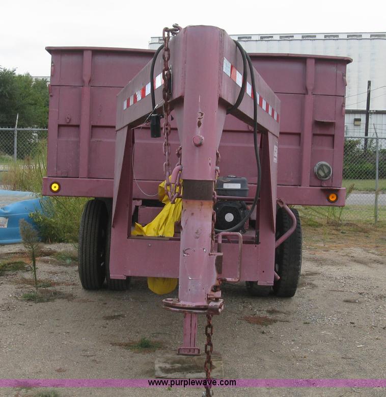 image for item L6379 2007 shop built dump trailer