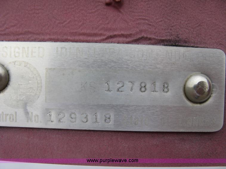 image for item L6379 2007 shop built dump trailer
