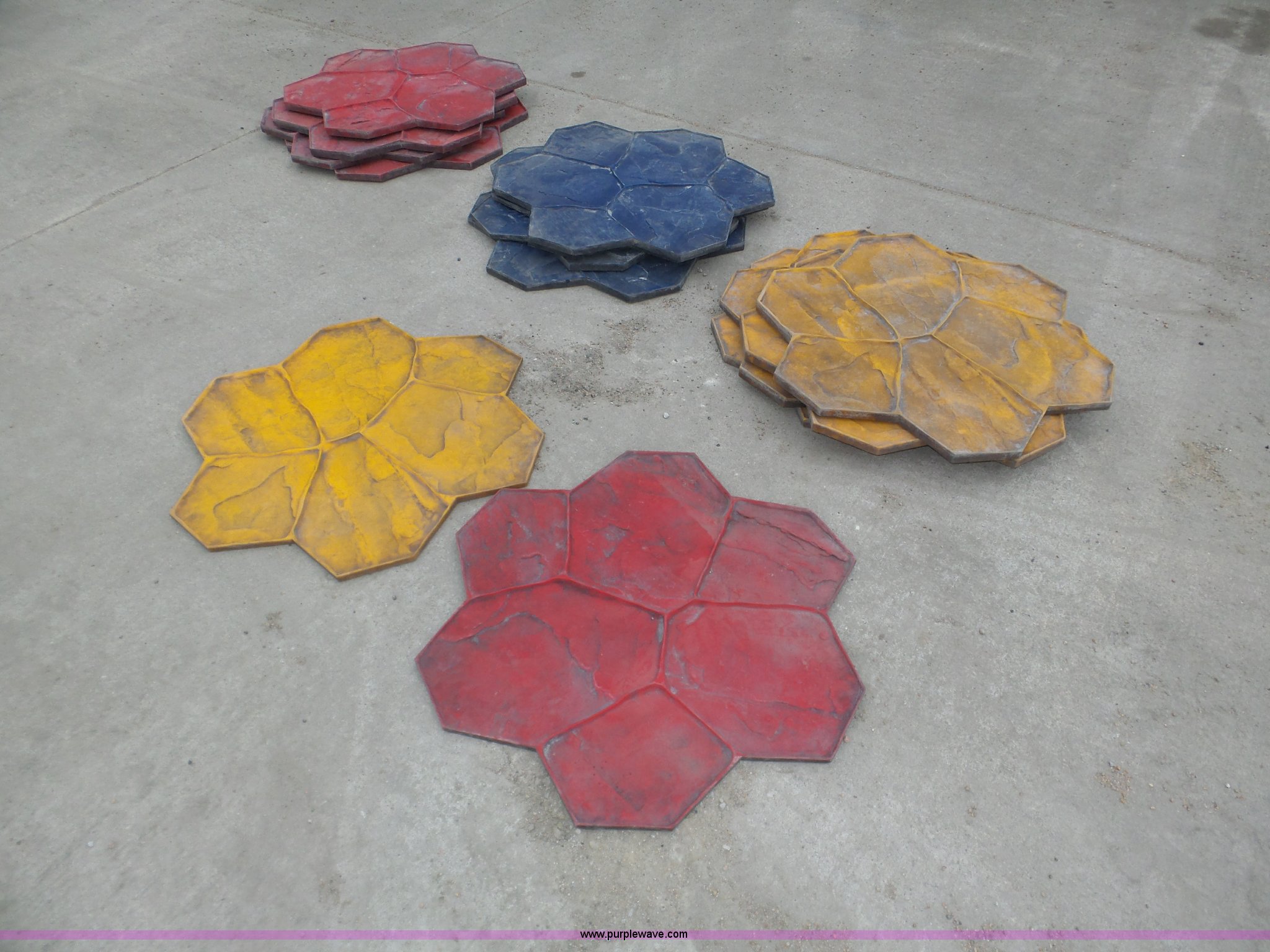 (14) BrickForm FM700 concrete stamps in Beatrice, NE Item AV9004 sold