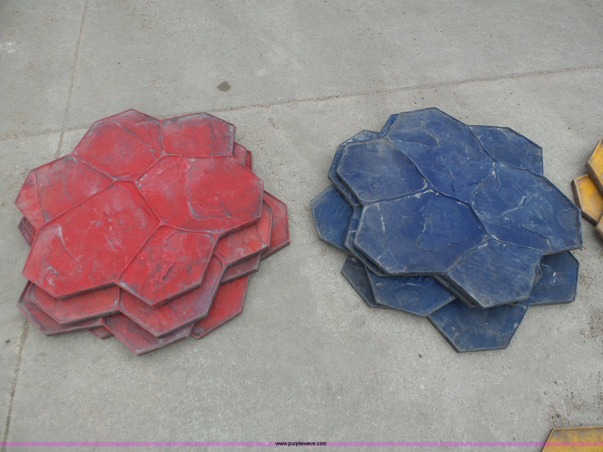 (14) BrickForm FM700 concrete stamps in Beatrice, NE Item AV9004 sold