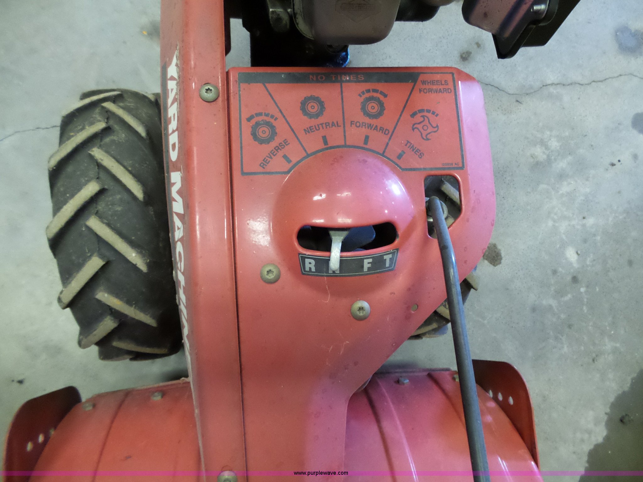 MTD Yard Machine rear tine tiller in Lawrence, KS Item BT9488 sold