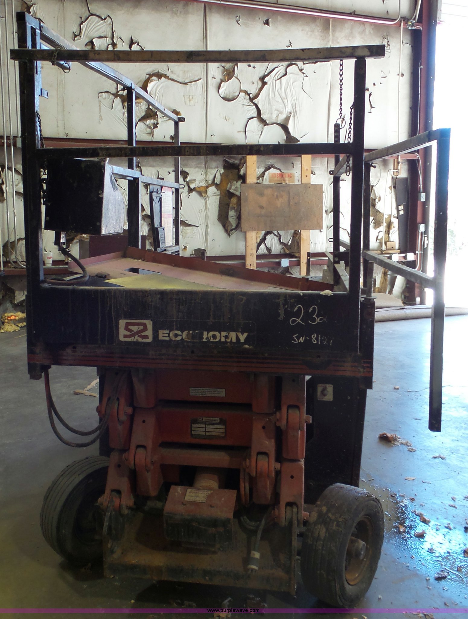 Economy Wildcat 3000 scissor lift in Lawrence, KS Item BT9494 sold