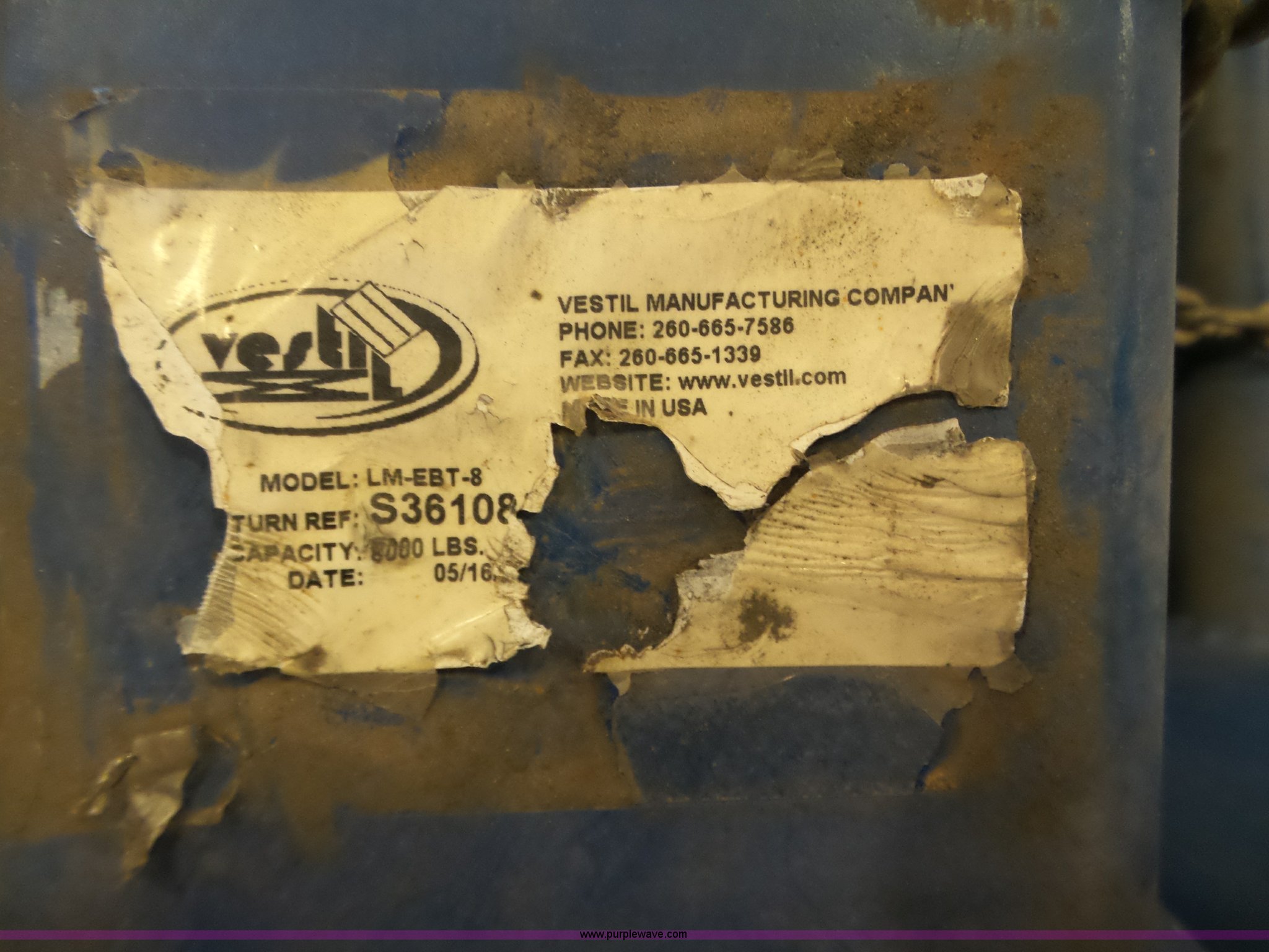 Vestil LMEBT8 forklift truss boom in Grand Island, NE Item J8833