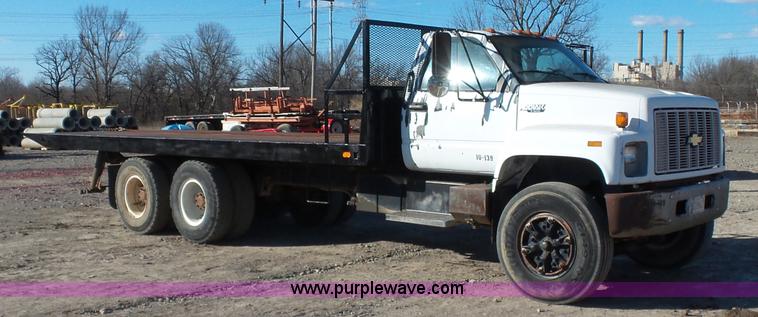 image for item J7591 1991 Chevrolet Kodiak rollback truck