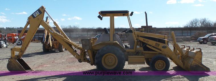image for item J7605 Caterpillar 426 Series II backhoe