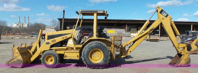 image for item J7605 Caterpillar 426 Series II backhoe