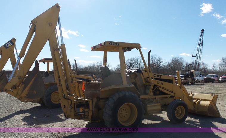 image for item J7606 Caterpillar 426 backhoe