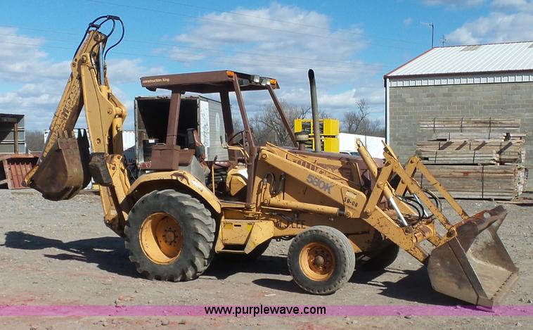 image for item J7607 Case 580K backhoe