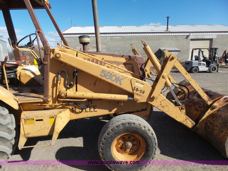image for item J7607 Case 580K backhoe