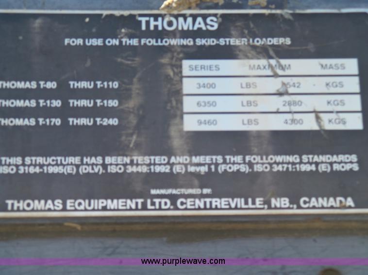 image for item J7608 Thomas 175 High Lift skid steer