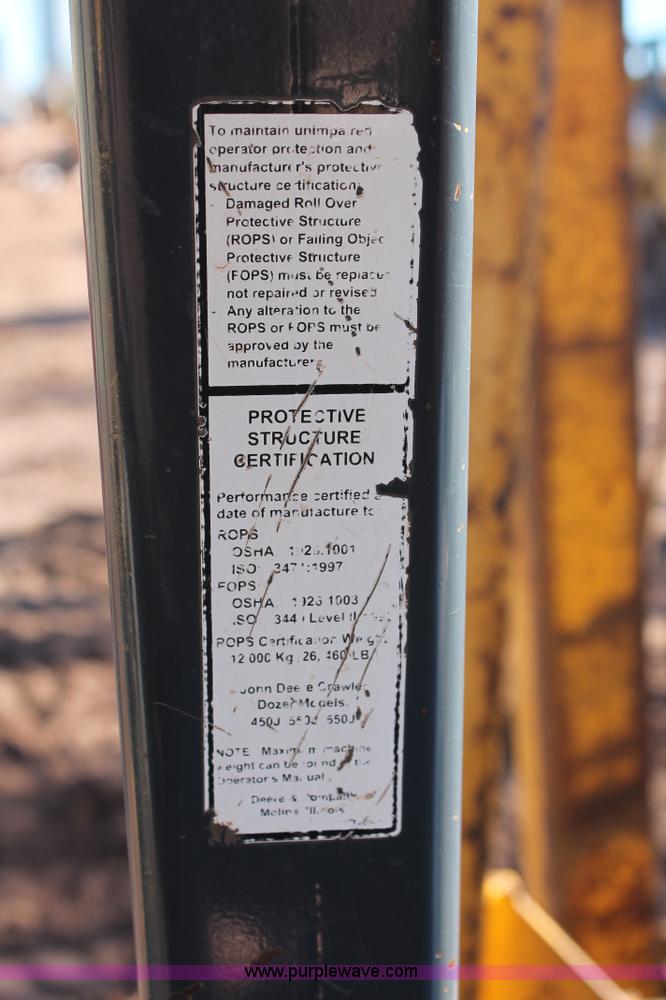 image for item L6787 2007 John Deere 650J LGP pipelayer