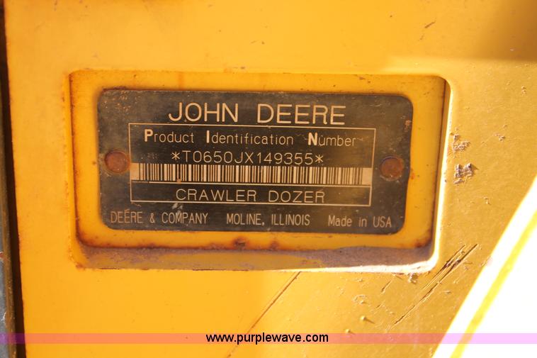 image for item L6787 2007 John Deere 650J LGP pipelayer