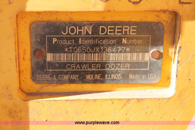image for item L6789 2007 John Deere 650J LGP dozer
