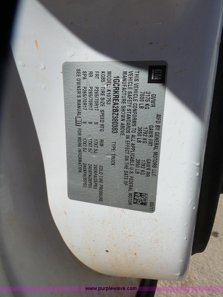 image for item L6801 2011 Chevrolet Silverado 1500 LS Ext. Cab pickup truck