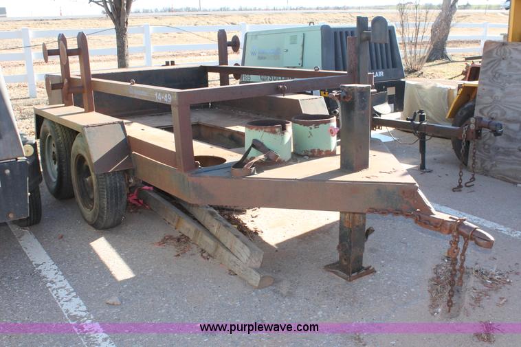 image for item L6813 Shop built welding trailer