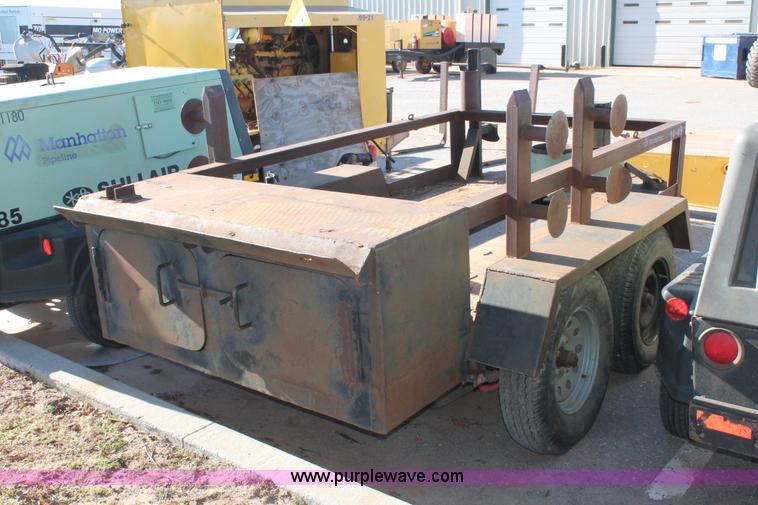 image for item L6813 Shop built welding trailer