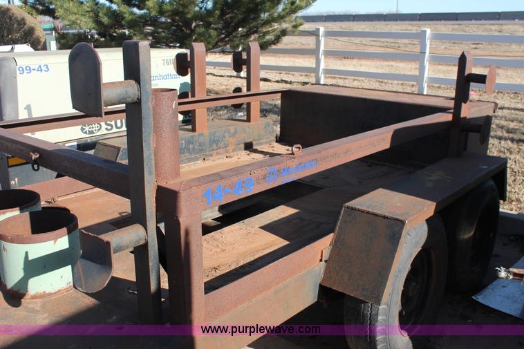 image for item L6813 Shop built welding trailer