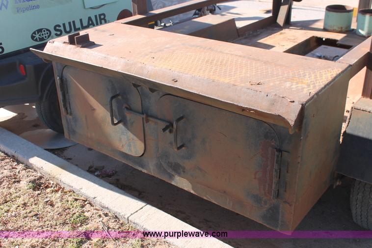 image for item L6813 Shop built welding trailer
