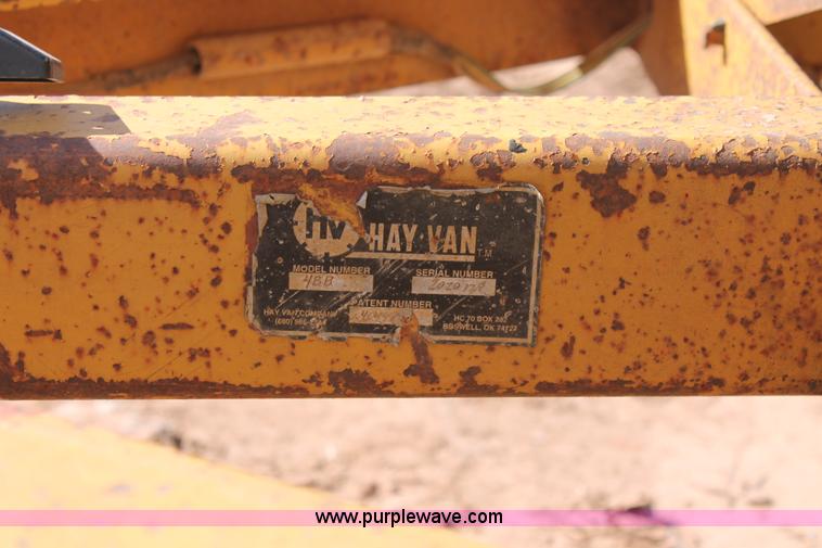 image for item L6830 Hay Van 4BB hay trailer