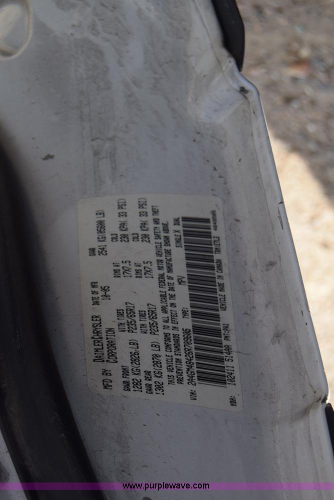 image for item K4387 2006 Chrysler Pacifica