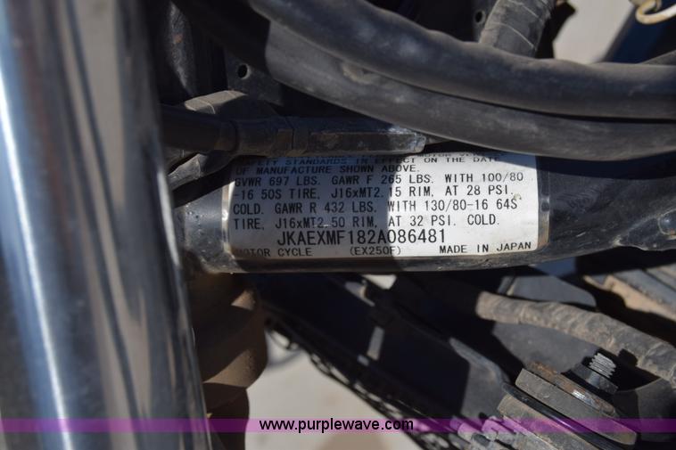 image for item K4398 2002 Kawasaki Ninja