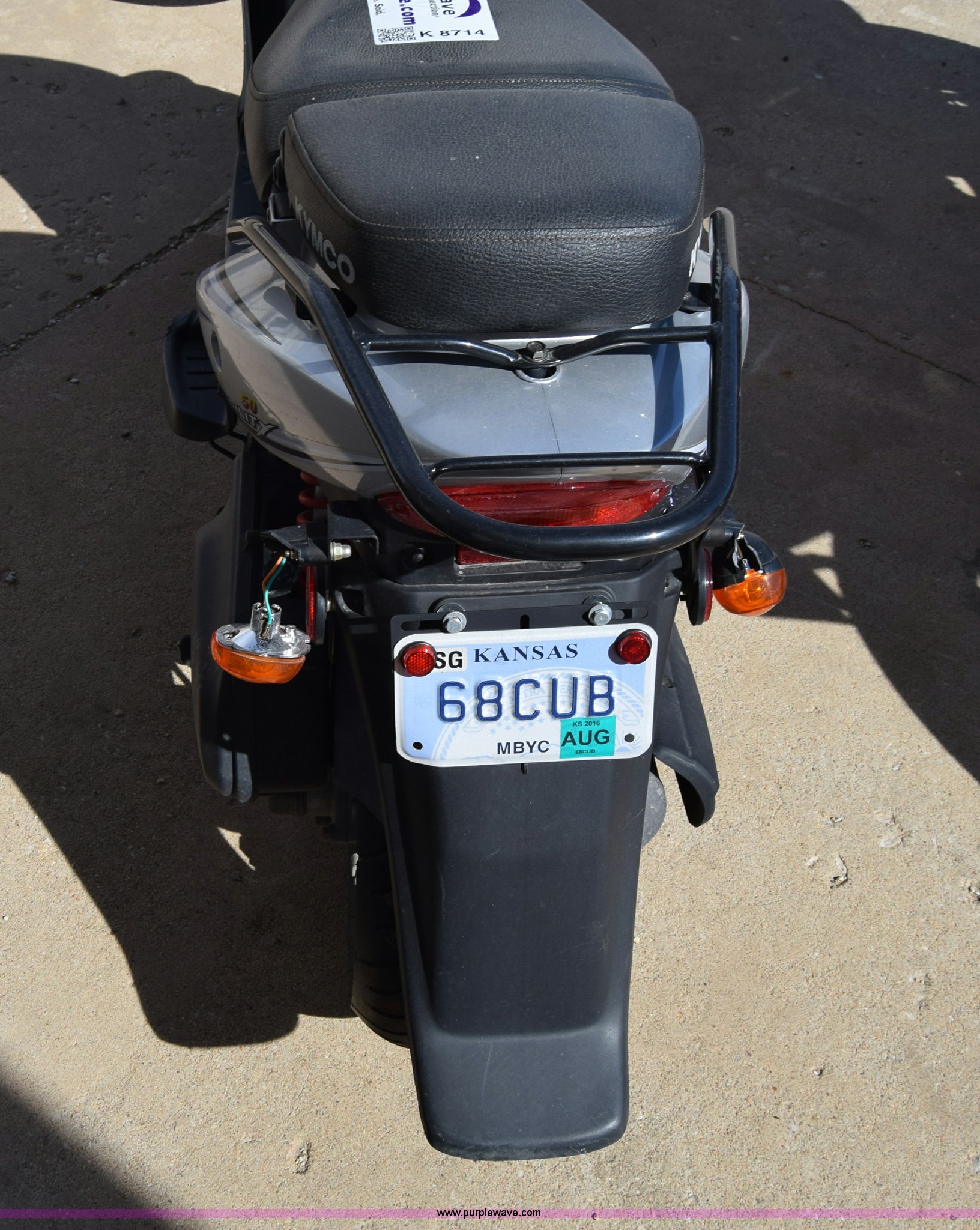 2015 Kymco Agility scooter in Wichita, KS Item K8714 sold Purple Wave