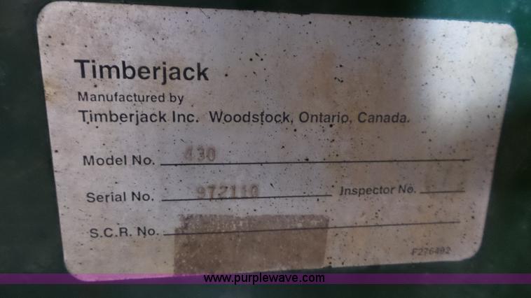image for item J7294 1997 Timberjack 430 knuckle boom loader