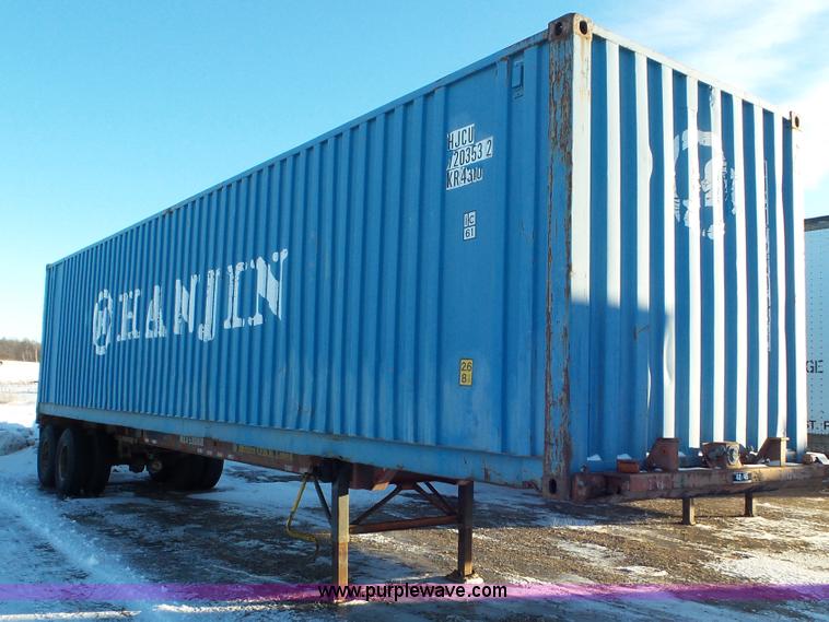 image for item K4517 1988 JD Bertolini BSF45S container trailer