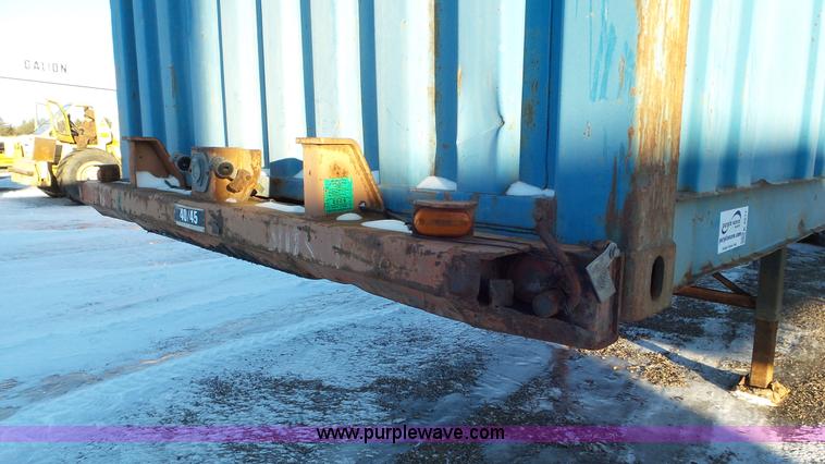 image for item K4517 1988 JD Bertolini BSF45S container trailer