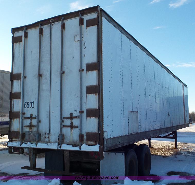 image for item K4518 1982 Fruehauf FBZ9-F2-45 dry van trailer