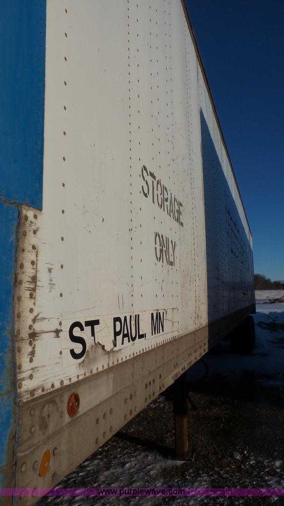 image for item K4518 1982 Fruehauf FBZ9-F2-45 dry van trailer