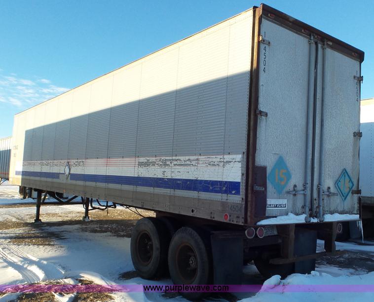 image for item K4519 1973 Fruehauf FB8-F2-45 dry van trailer