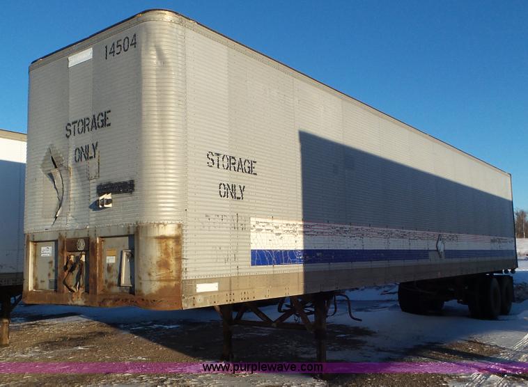 image for item K4519 1973 Fruehauf FB8-F2-45 dry van trailer