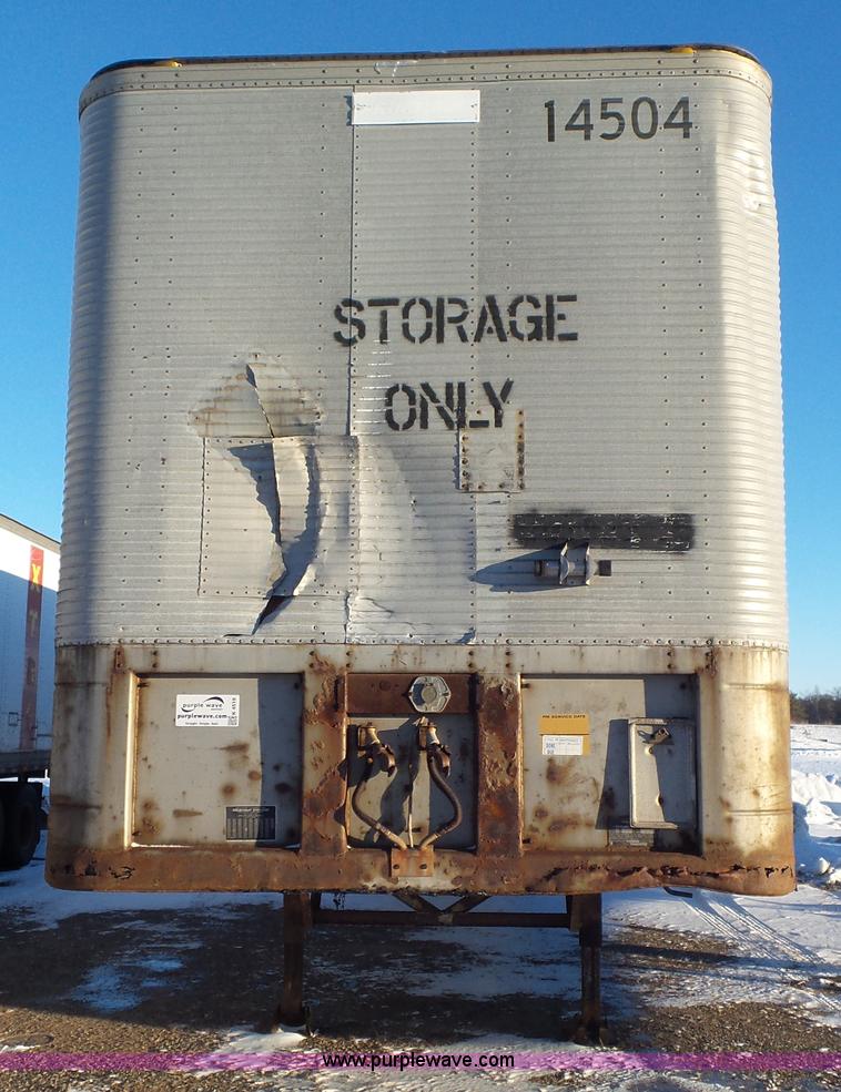 image for item K4519 1973 Fruehauf FB8-F2-45 dry van trailer