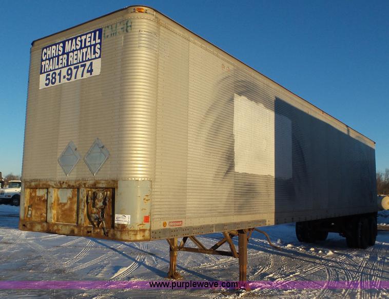 image for item K4521 1980 Fruehauf FB8-F2-45 dry van trailer