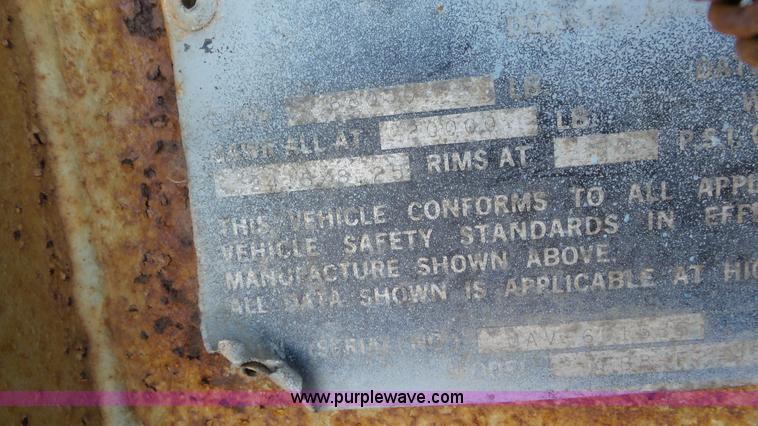 image for item K4521 1980 Fruehauf FB8-F2-45 dry van trailer