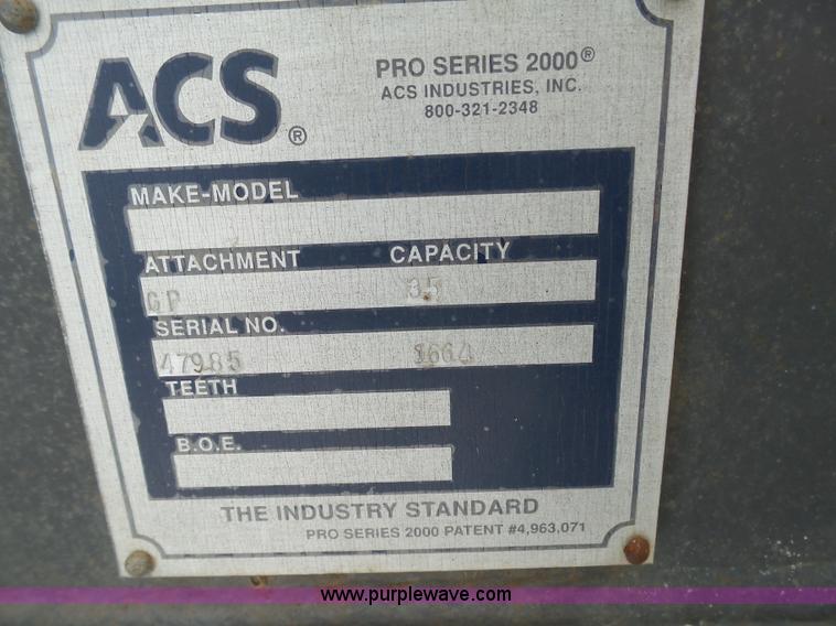 image for item K4544 ACS loader bucket