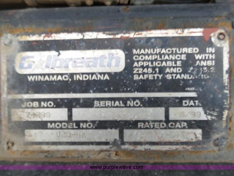 image for item K4570 1993 International 4900 hook bed truck