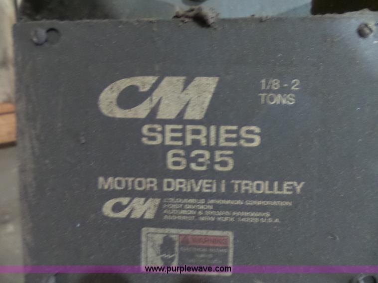 image for item L3986 CM overhead hoist