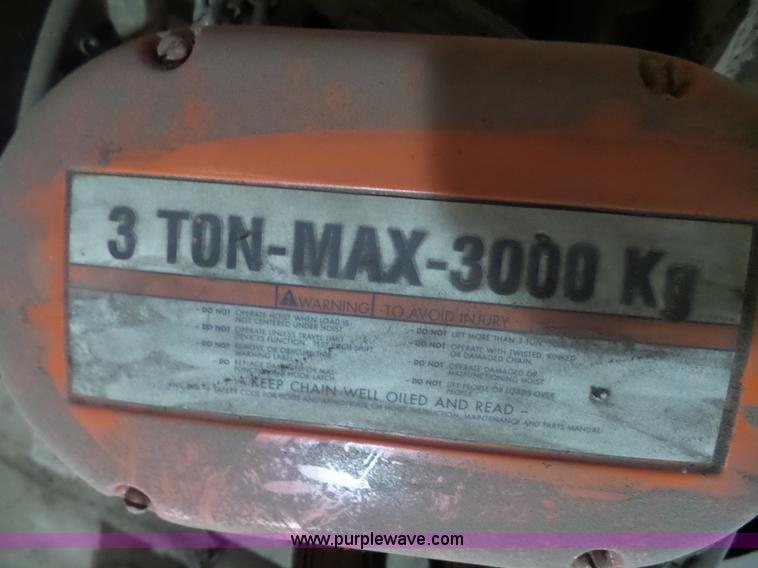 image for item L3990 CM overhead hoist