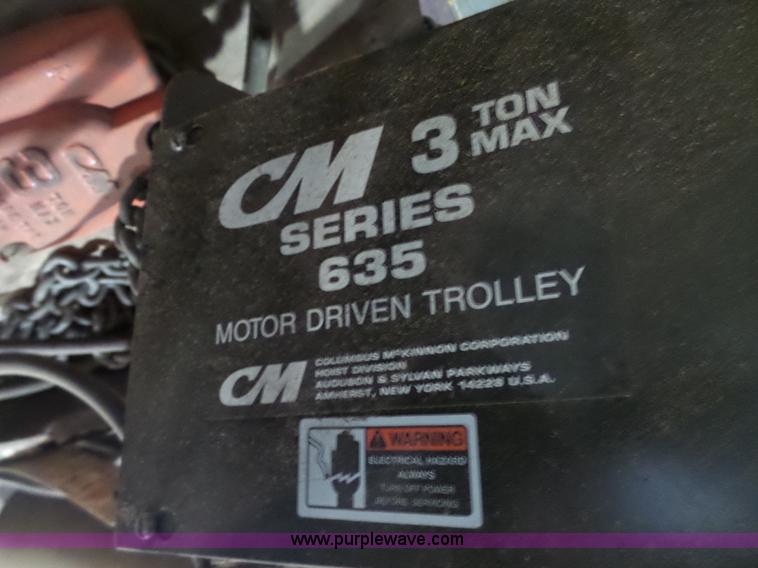 image for item L3990 CM overhead hoist