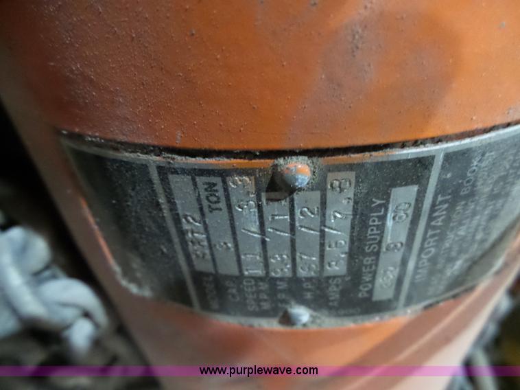 image for item L3990 CM overhead hoist