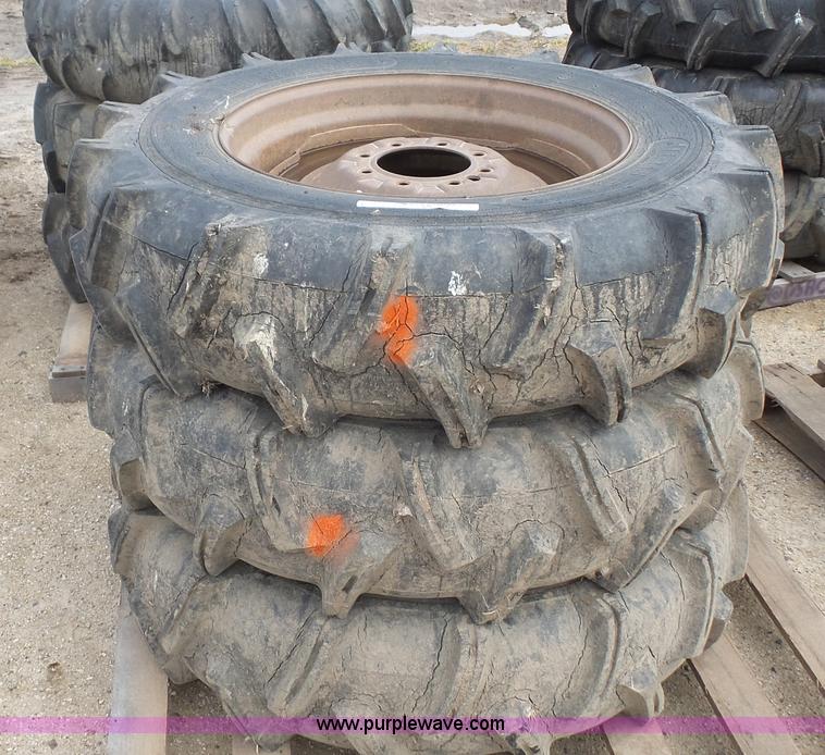 image for item BF9151 (8) 11-24.5 irrigation tires and wheels