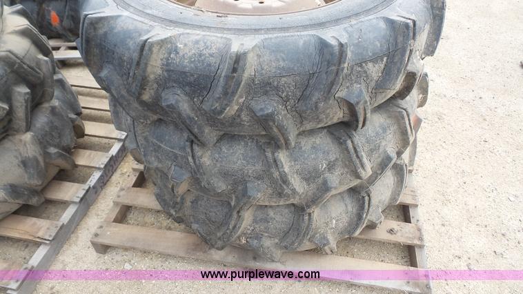 image for item BF9151 (8) 11-24.5 irrigation tires and wheels