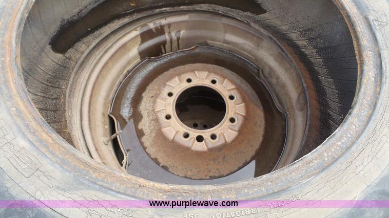 image for item BF9151 (8) 11-24.5 irrigation tires and wheels
