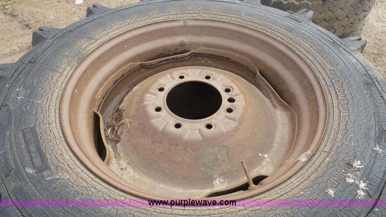 image for item BF9151 (8) 11-24.5 irrigation tires and wheels