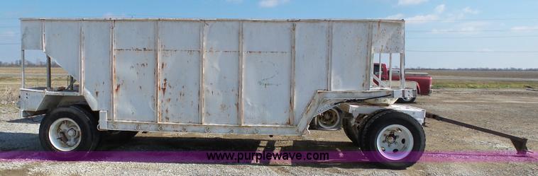 image for item BI9232 Shop built hopper bottom grain cart
