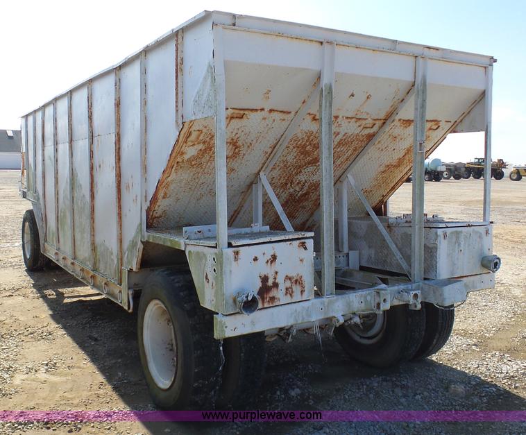 image for item BI9232 Shop built hopper bottom grain cart
