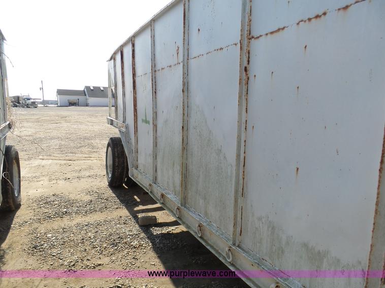 image for item BI9233 Shop built hopper bottom grain cart